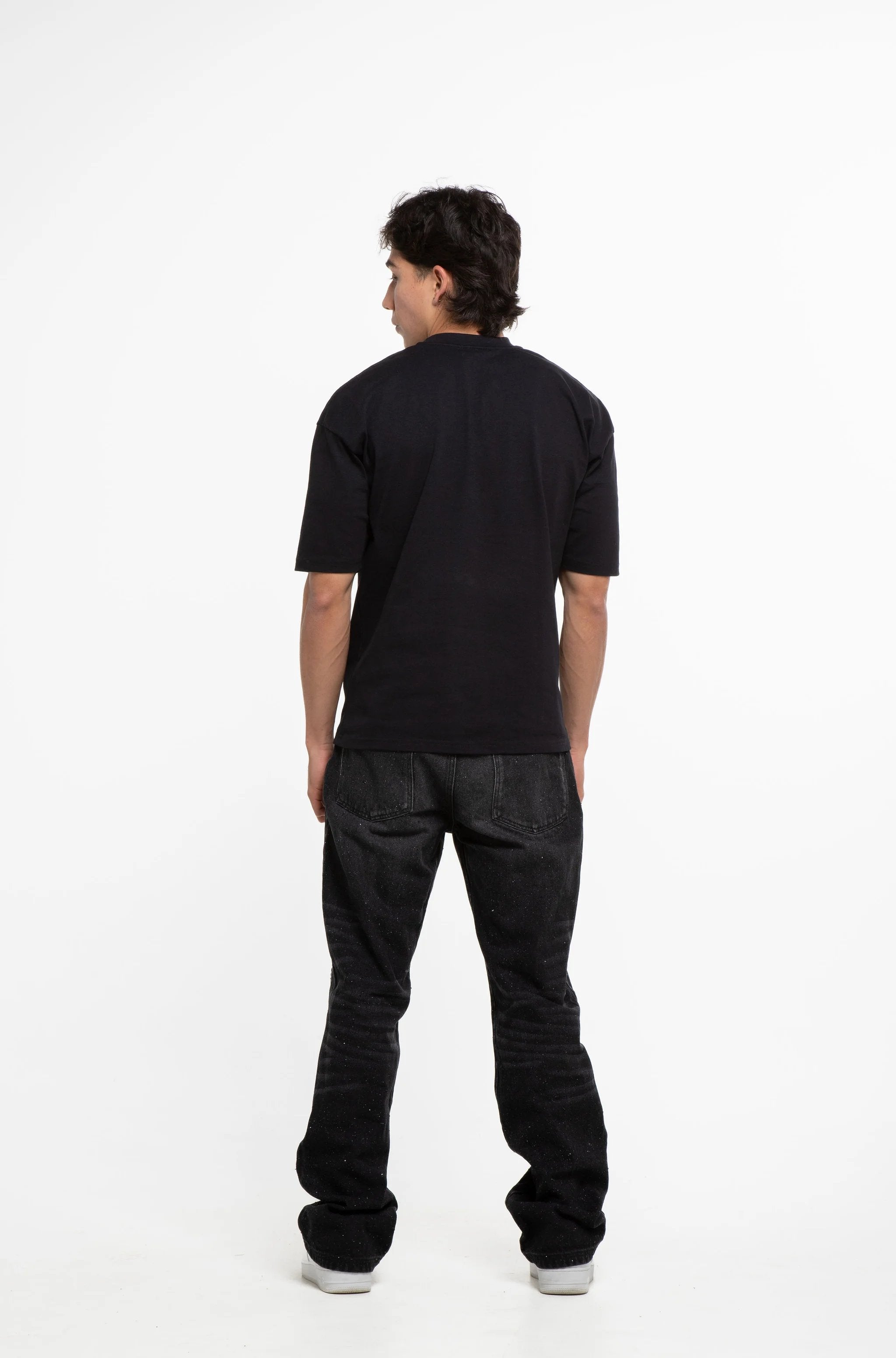 Imagen 2 de jeans regular brillo nocturne