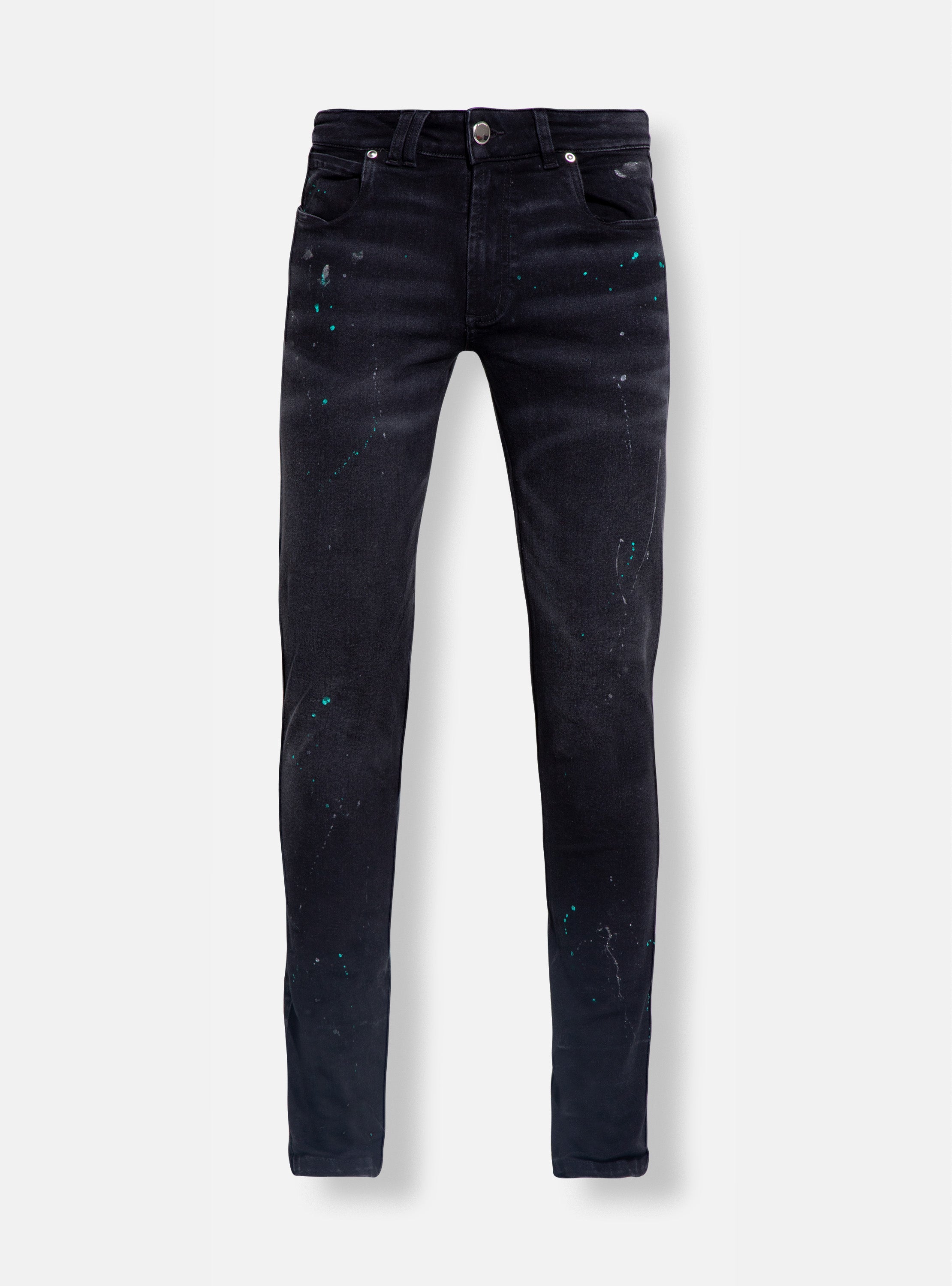 Jeans Silver Paint