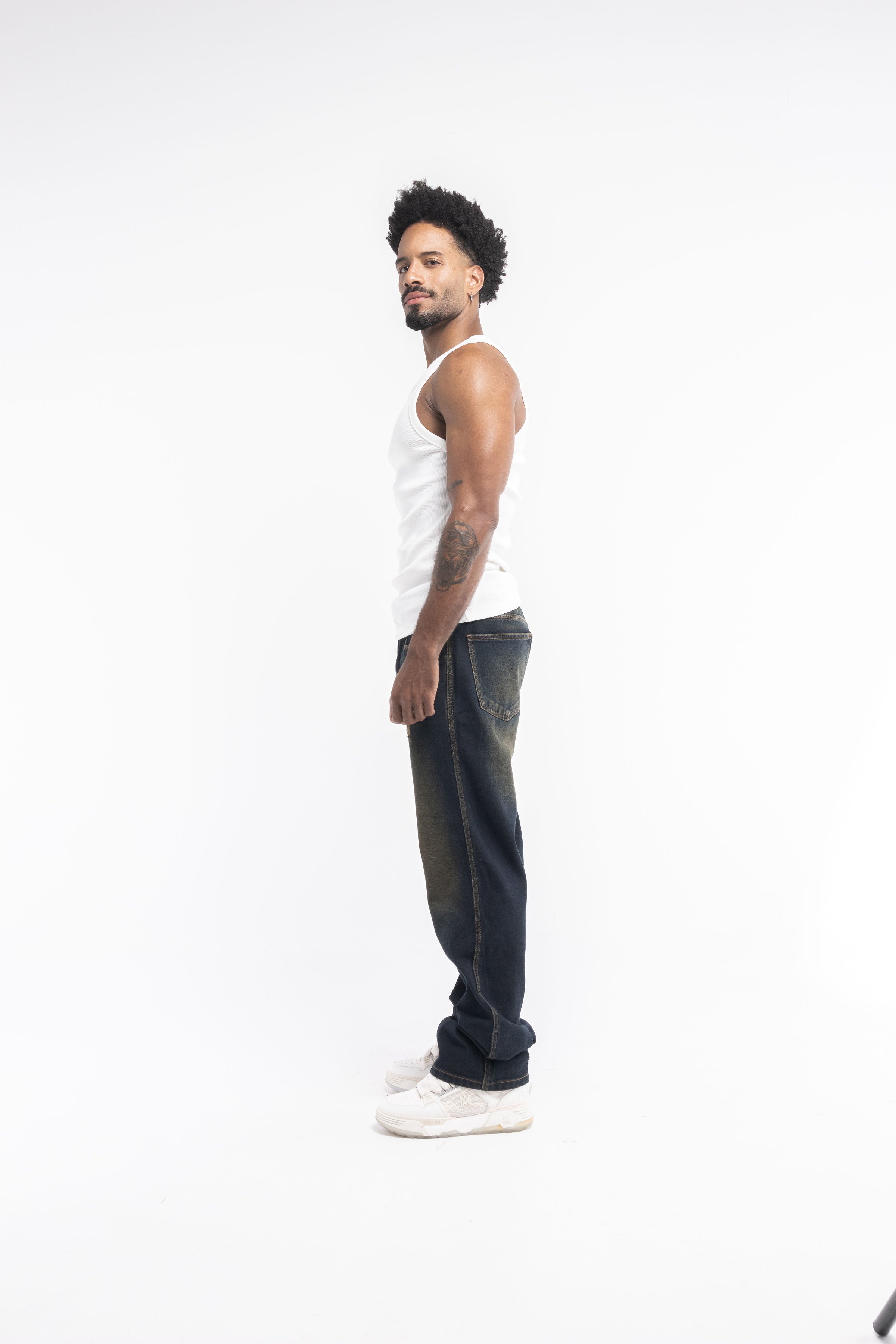 Jeans Dirty Musgo