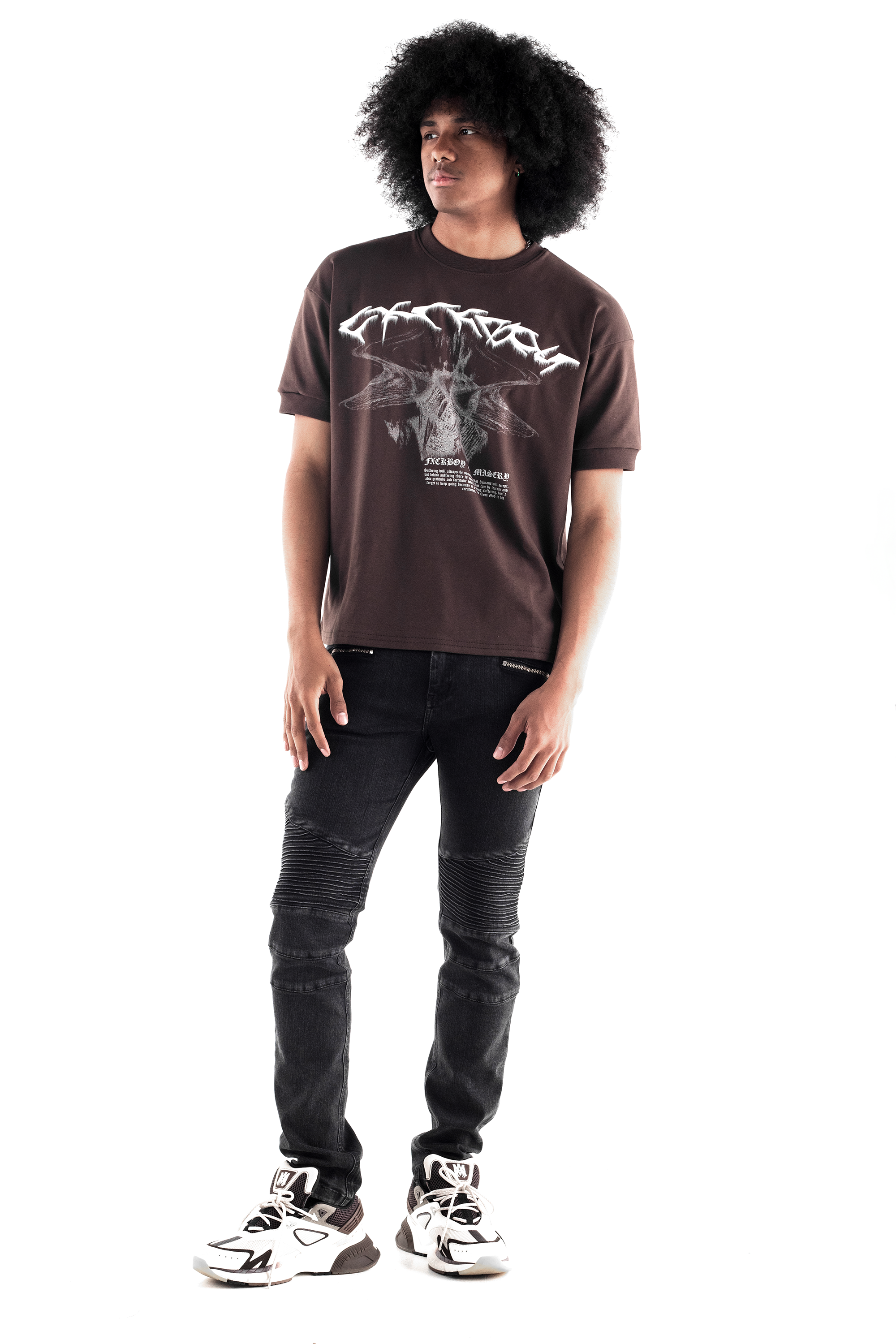 Jeans Biker Zip