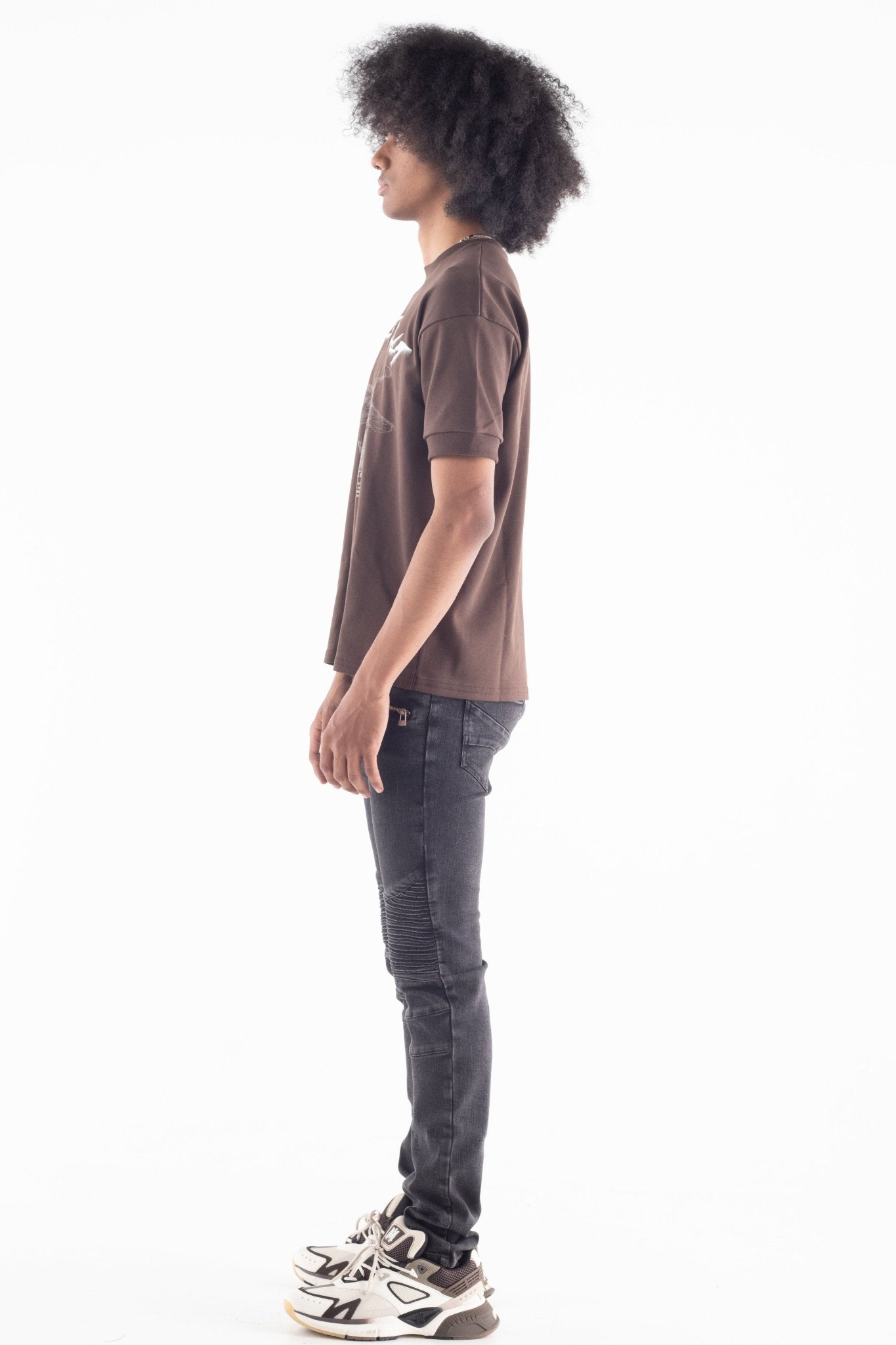 Jeans Biker Zip - Fxckboy