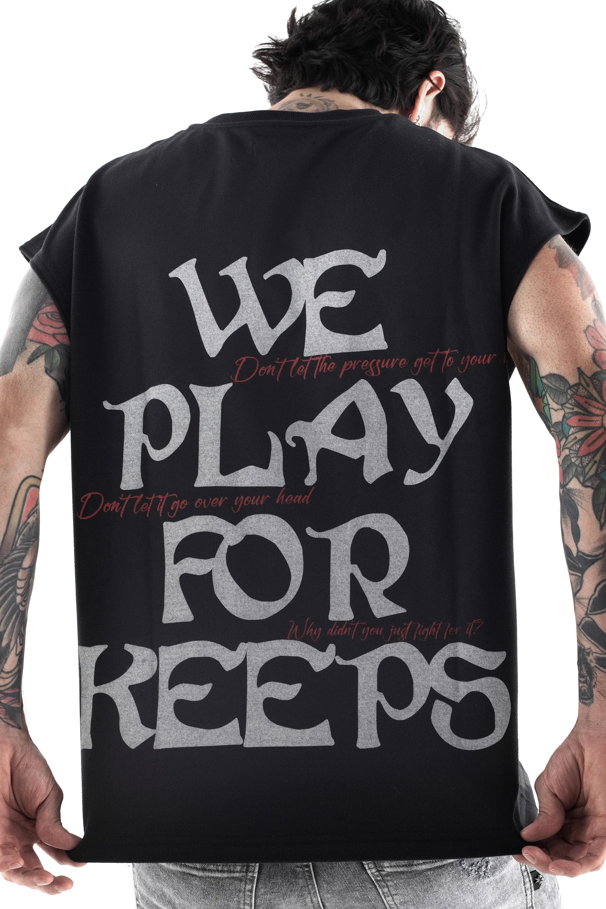 Camisilla Regular We Play for Keeps