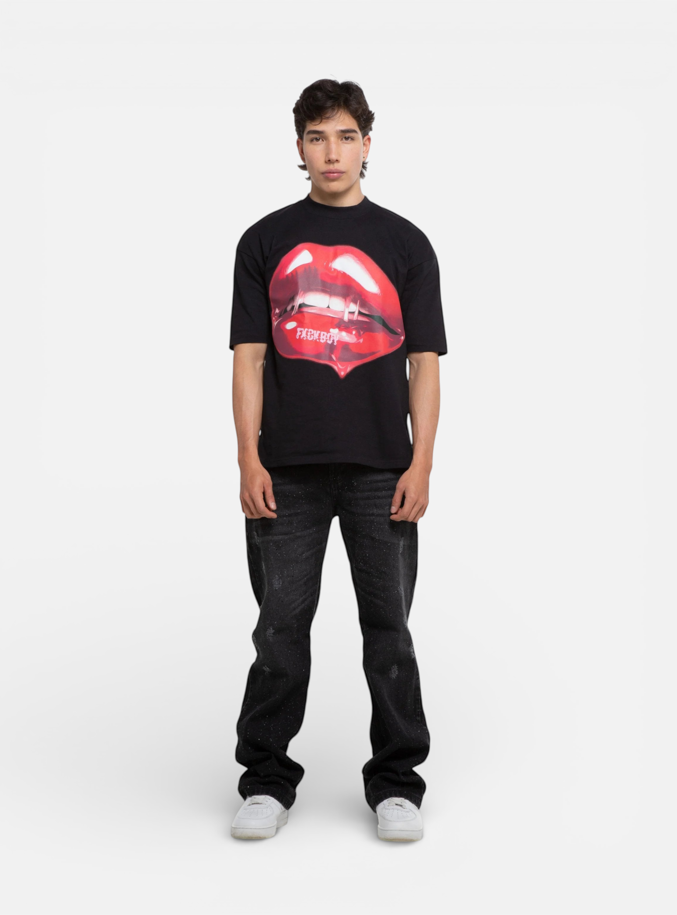 Imagen 5 de jeans regular brillo nocturne