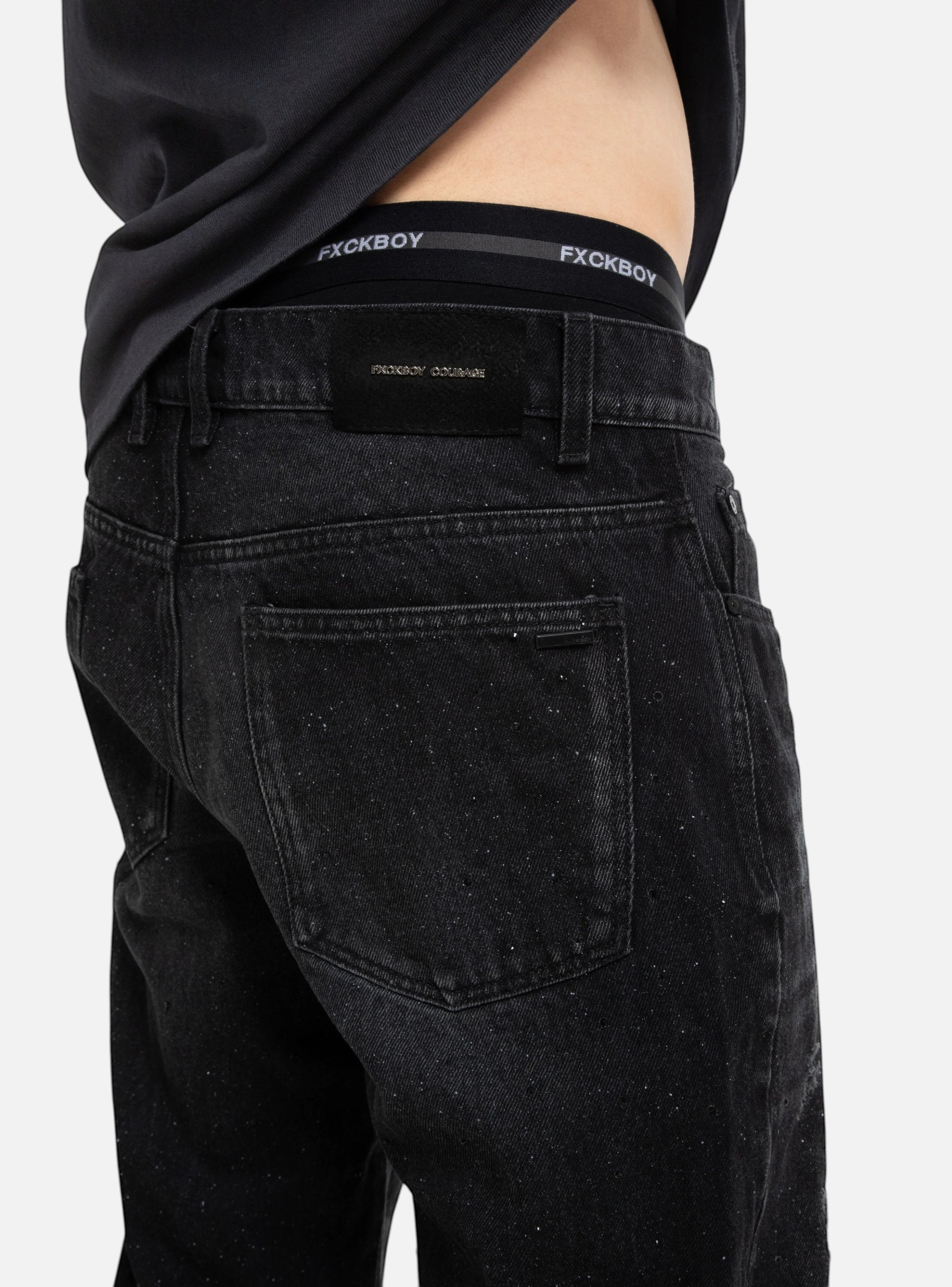 Imagen 3 de jeans regular brillo nocturne