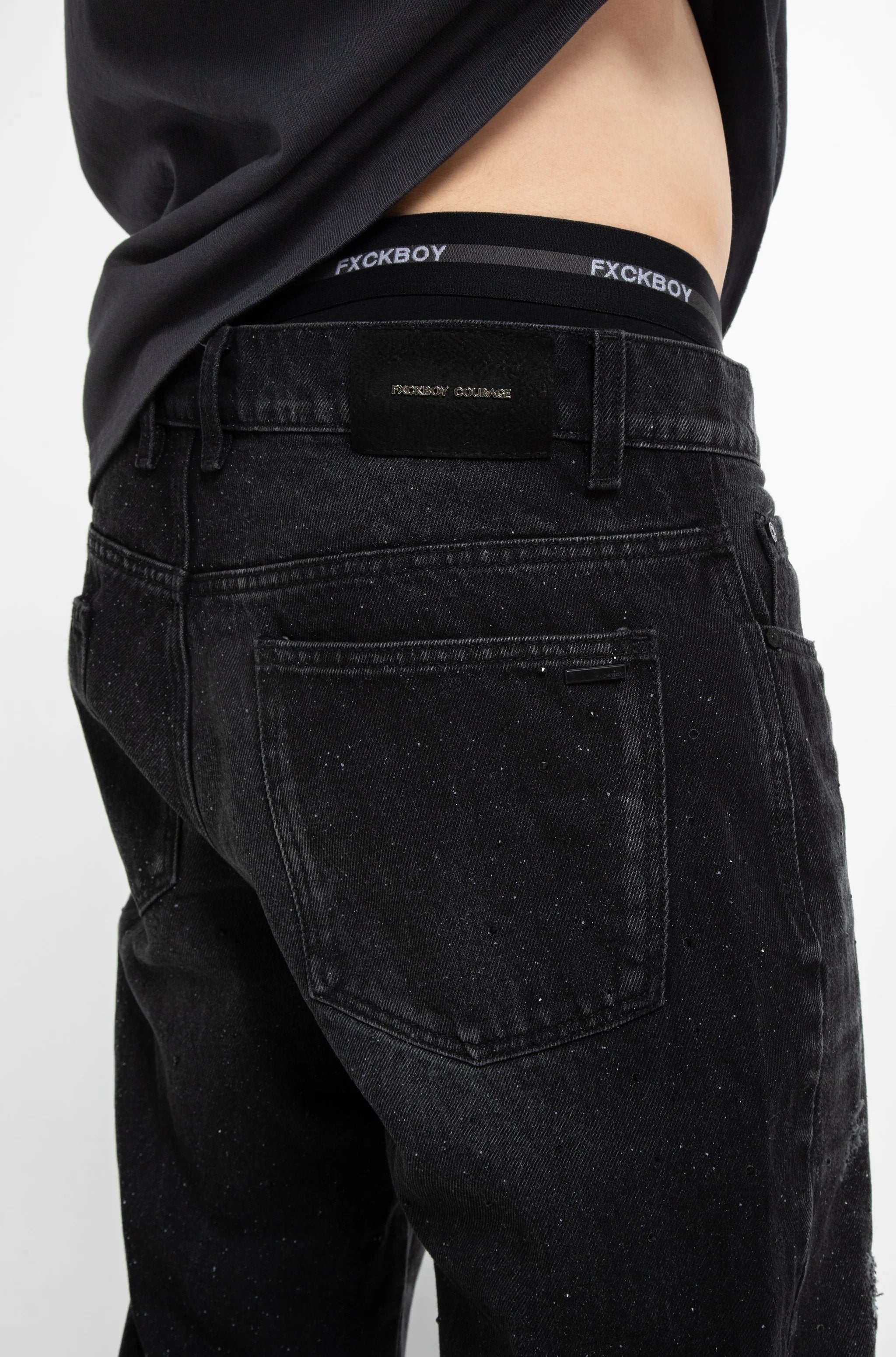 Imagen 3 de jeans regular brillo nocturne